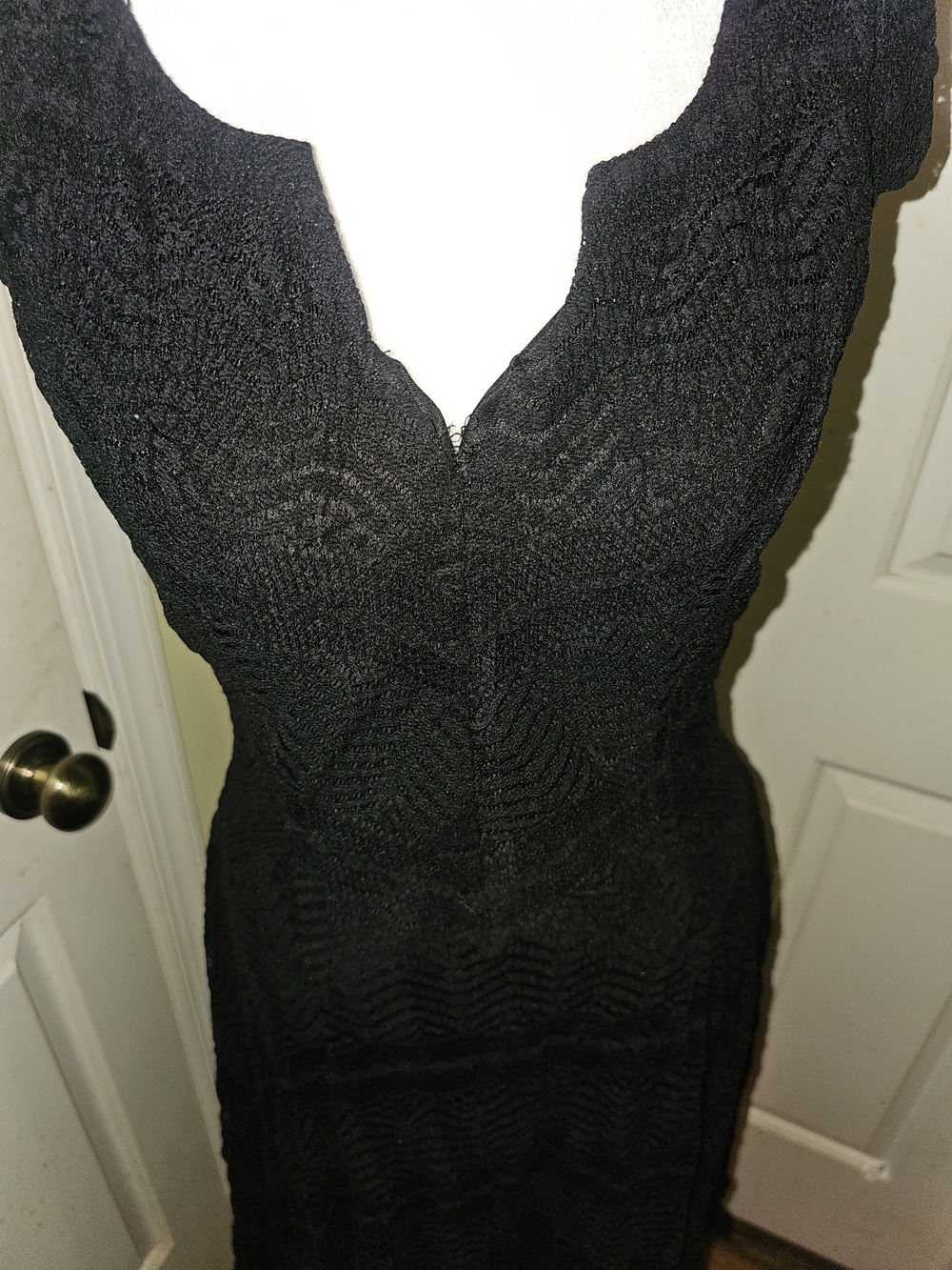 Rabbit Rabbit Rabbit Black V-Neck Cap Sleeve High-Low Dress - Picture 2 of 8
